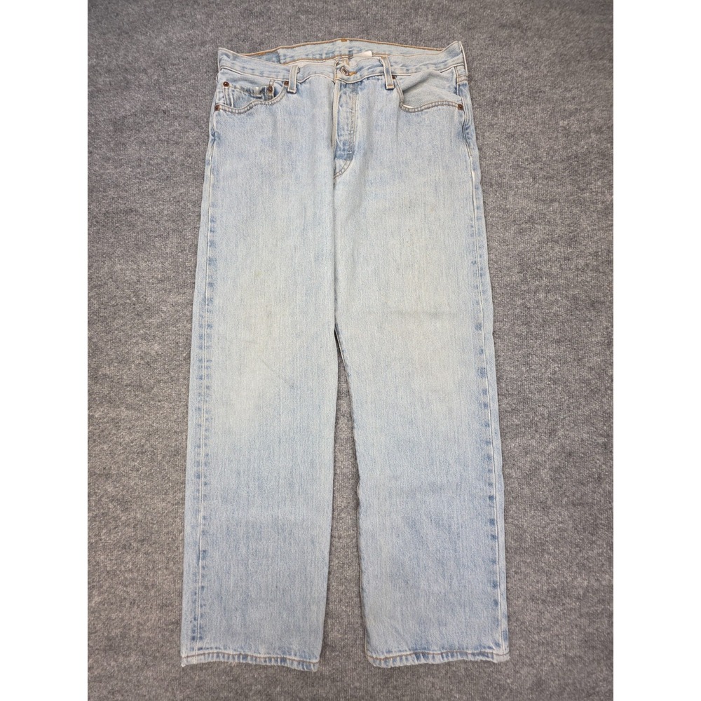 Vintage Levis 501 Jeans Mens 36x30 (FITS 33 x 30)Blue Button Fly Pants Y2K Faded